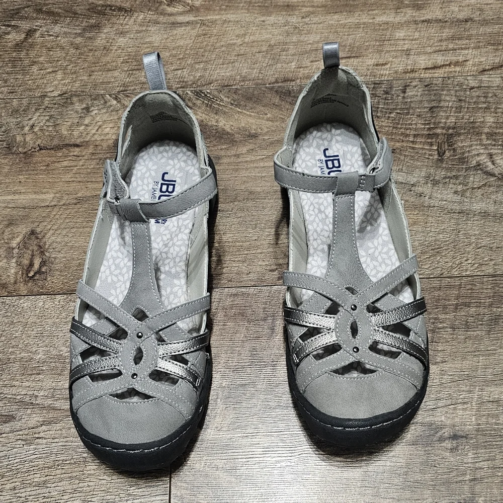 Jbu memory foam Cushioned sandals women's size 7